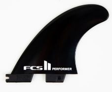 FCS II Medium Performer GF Thruster Surfboard Fins Regular
