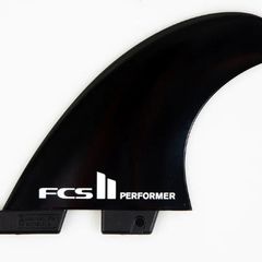 FCS II Medium Performer GF Thruster Surfboard Fins Regular