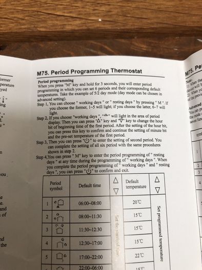Chrome/Stainless Programable thermostat