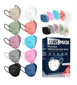 Box of 50 Assorted Colour KN95 Masks New