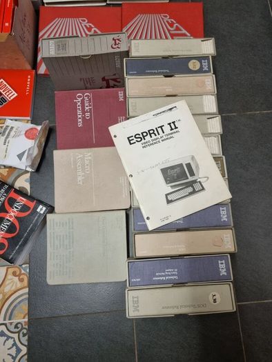 Vintage IBM Microsoft Lotus Novell Software Manuals  Binders Job Lot 1980s 90s
