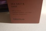 Blomus Sea Salt and Sage Scented Candle - Soy Wax - Natural Fragrance - 290 grams- Brand New Boxed