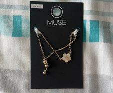 Muse Gold Tone Bracelet with Shell Charm