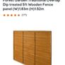 Wooden Fencing Panels x 4 Image 4