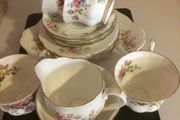 royal albert rose moss China teaset free postage