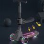 LED Wheel Kids Foot Scooter Kick Pedal Mobility E Scooter With Music Function Image 6