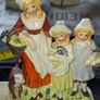 Beautiful Old Yardley English Lavender Porcelain Soap Dish featuring figures of a woman, children, and a dog Image 3