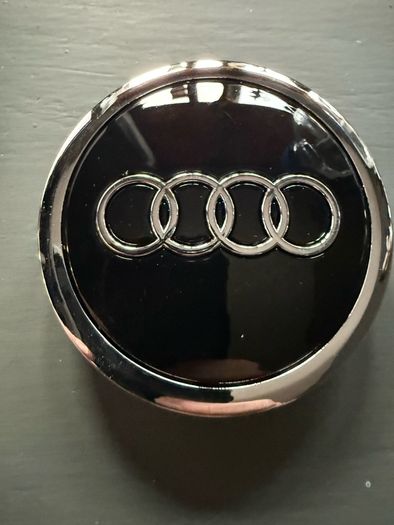 Full Set 69mm Audi Centre Caps - Black