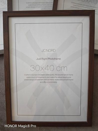 Dark brown picture frame