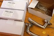 Brushed door handles x5 sets