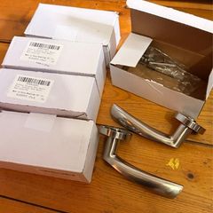 Brushed door handles x5 sets