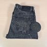 mens Siksilk jeans washed black bust knee riot denim Size Small W 30 L 34 Image 10