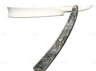 main image for ad Stainless Steel Straight Edge Razor Folding Blade Shaving Razor Blades #3