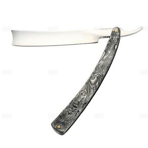 Stainless Steel Straight Edge Razor Folding Blade Shaving Razor Blades #3