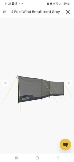 Camping windbreaker