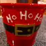 Ceramic "ho Ho Ho" Christmas Plant Pot. Image 2