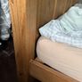 Solid wood king bed frame Image 5