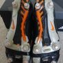 Football Boots Nike Total 90 Laser II Black/Orange (2008) Size 7.5UK SG Image 5