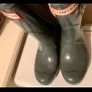 Hunter Original Short Wellies - Gloss Grey - Size 37/4 Image 2