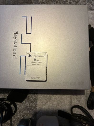 Silver PS2 Console