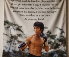 Bruce lee banner cloth
