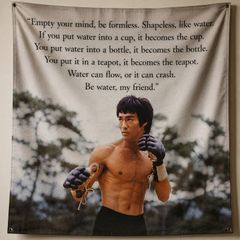 Bruce lee banner cloth