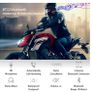 Wireless BT12 Motorbike Bluetooth Helmet Headset BT V5.0 + EDR Motorbike Riding Handsfree Call Music Microphone Headphones Image 5