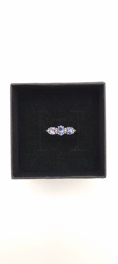 Vintage Sterling Silver And Tanzanite Ring