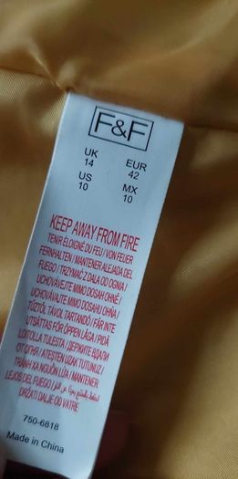 F&F women's coat