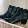 New Dark Green Ankle Boots Image 2
