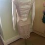 cream lace dress Image 2
