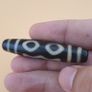 Vintage Himalayan Tibetan 3 Eyes Dzi Agate Bead Amulet Image 8