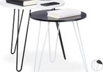 Set of 2 Round Side Tables - Free Delivery Nationwide