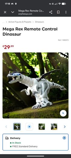Mega Rex Remote Control T-Rex