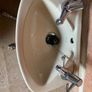 small bathroom/toilet/wc sink cream Image 2