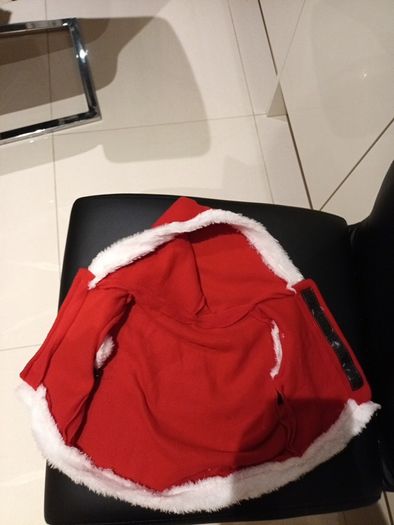 Santa dog coat small/medium dog