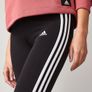 Brand new Adidas black 3 stripes leggings for women size UK8 EU 36 postage included Image 2