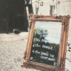 Antique style gold mirror (also suitable for wedding decor)