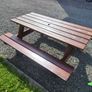 Solid wood garden table Image 2