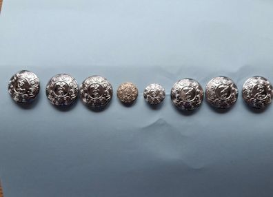 Job Lot of Vintage Irish Garda Uniform Buttons