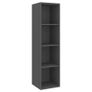 Wall-mounted TV Cabinets 2 pcs Grey Chipboard Image 2