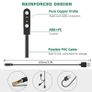 Smart Watch Charger 2 Pin Magnetic 4mm Charging USB Cables Compatible with Reflex Active, Radley, Nerunsa, AcclaFit Smartwatch Fitness Tracker Charging Cable(3.3FT/100cm) Image 4