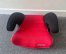 Booster seat - washed and ready to go.