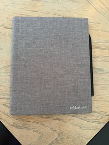 reMarkable 2 with pen, cover and spare nibs
