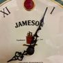 Original Vintage Jameson Irish Whiskey Pub Clock Image 2