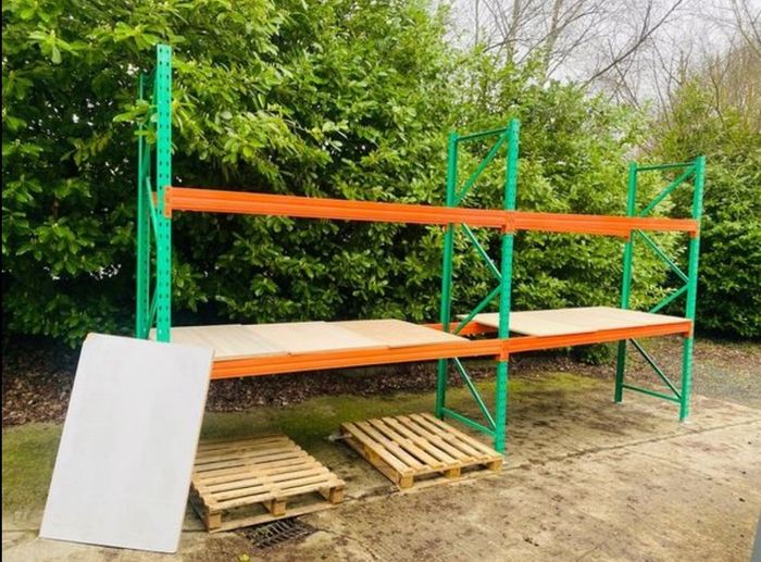 20 Ft Racking - Shelving - Pallet Racking - Garage - Shed - Shops And Warehouses