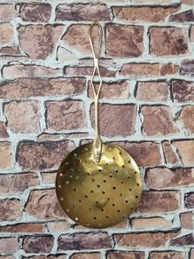 Vintage Brass Skimmer Strainer