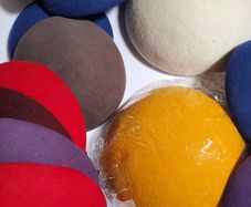 100%wool felt Beret Hat Bases/millinery supplies