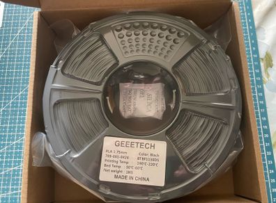 1kg PLA Black Filament