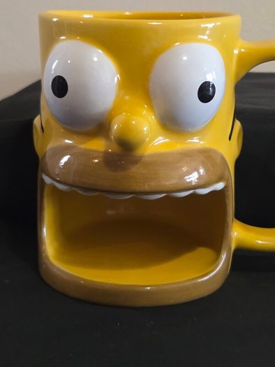 Universal Studios Homer Simpson Donut Holder Mug